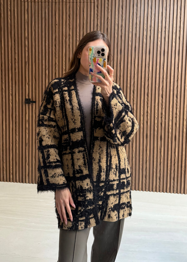 Abrigo Punto Polar Cuadros