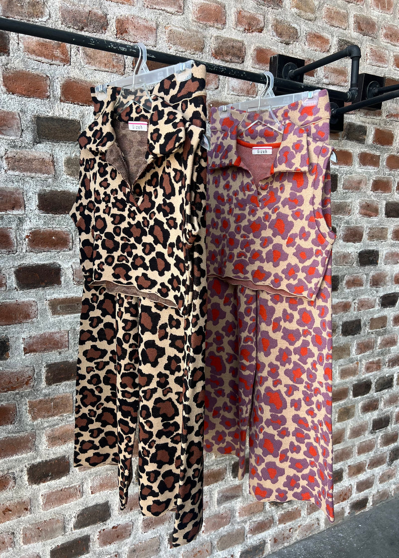 Set Punto Animal Print