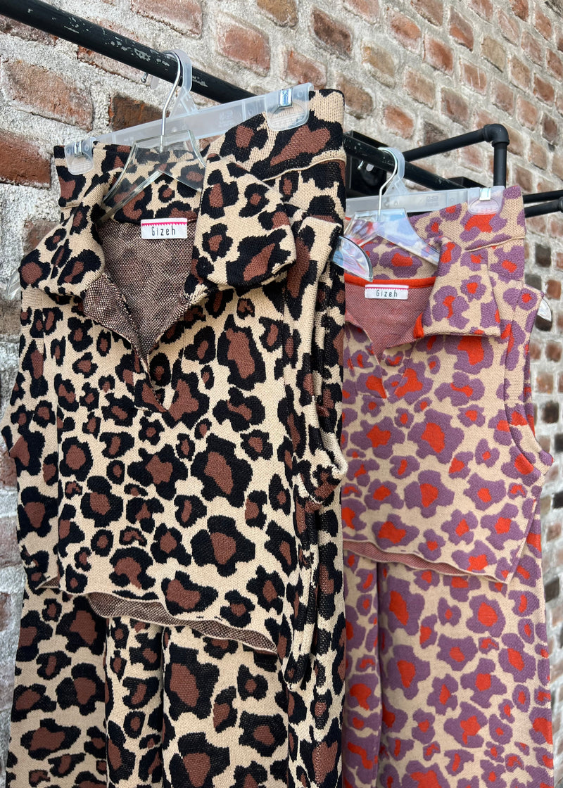 Set Punto Animal Print